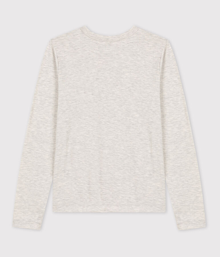 Women's Warm Iconic Round Neck Cotton T-Shirt grey