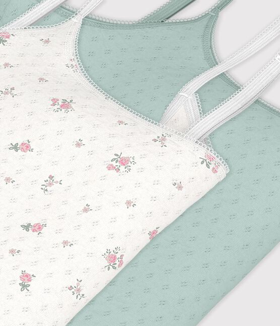 Women's strappy openwork cotton tops variante 1