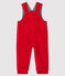 Baby boy's long dungarees TERKUIT red