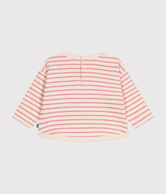 Babies' long-sleeved tube it T-shirt AVALANCHE pink/ROSELINE