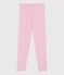 Children's plain cotton leggings MARQUISE pink