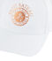 Twill cap for girls MARSHMALLOW white