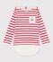 Women's printed Heart T-shirt MARSHMALLOW white/PEPS red