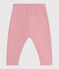 Babies' jogging bottoms in plain cotton CHARME pink