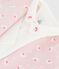 Babies' 3-piece heart-print set, including an embroidered body JOLI pink/MULTICO white