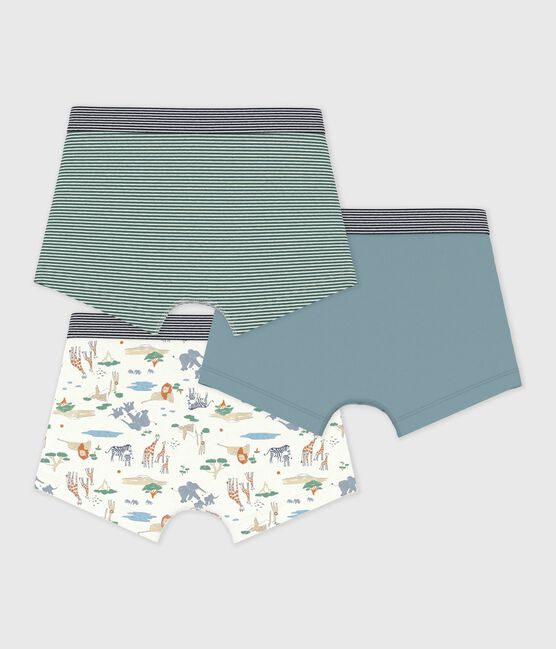 Pack of children's savanna print cotton boxers variante 1
