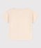 Babies' Embroidered Short-Sleeved Jersey T-Shirt AVALANCHE Ecru