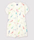 Baby Girls' Seahorse Pattern Cotton Playsuit