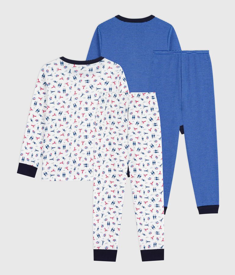 Pack of children's printed cotton pyjamas multicolor