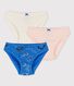 Girls' Organic Cotton Bandanna Briefs - 3-Pack