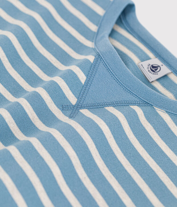 Women's Cotton Breton Sweatshirt blue/beige