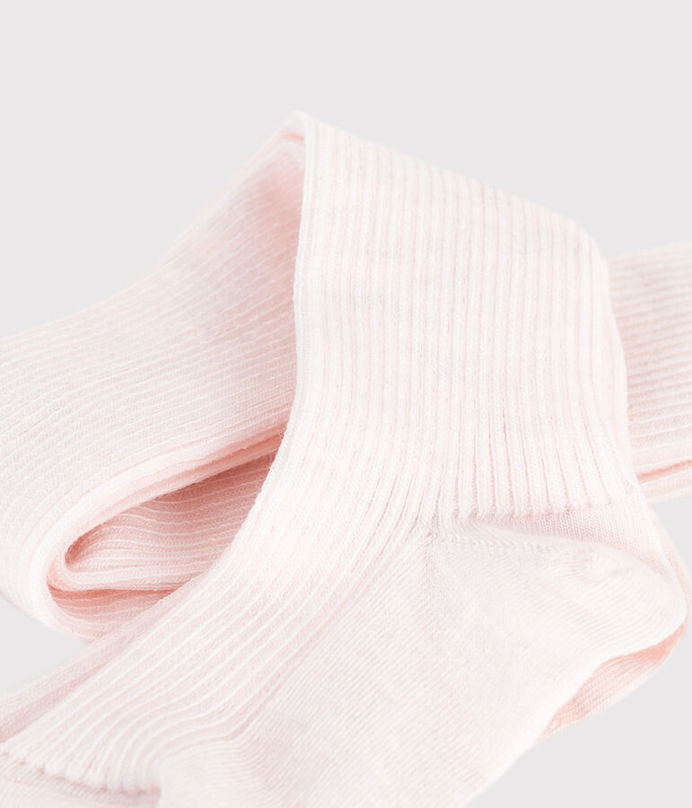 Children's woollen tights pink