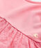 Baby girl's dress with butterfly sleeves PETAL pink