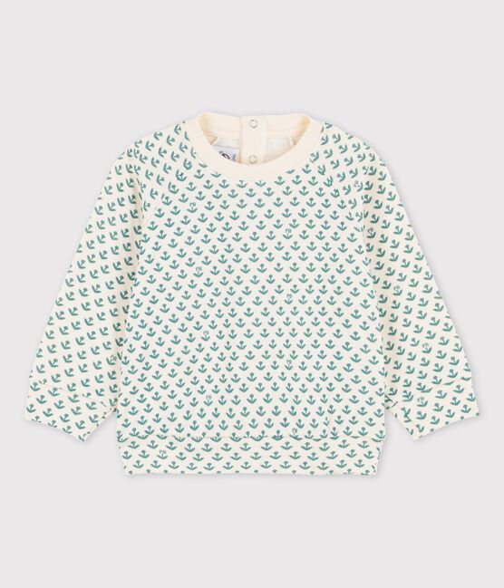 Babies' Tube Knit Sweatshirt AVALANCHE white/BRUT
