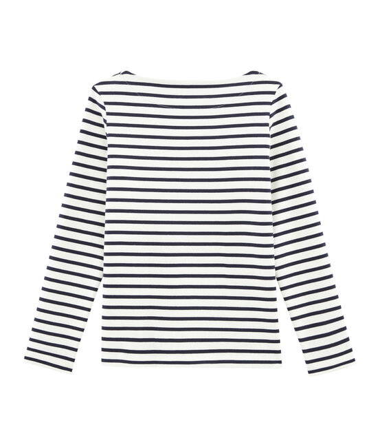 Women's Iconic Sailor Top COQUILLE beige/SMOKING blue