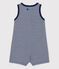 Petit Bateau x Water Family Babies' Bodysuit MEDIEVAL blue/MARSHMALLOW white