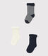 Knitted Babies' Socks - 3-Piece Set