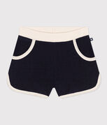 Girls' Terry Shorts SMOKING blue