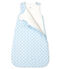 Babies' Rib Knit Sleeping Bag FRAICHEUR blue/MULTICO white