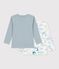 Pack of children's long-sleeved dragon print cotton T-shirts multicolor
