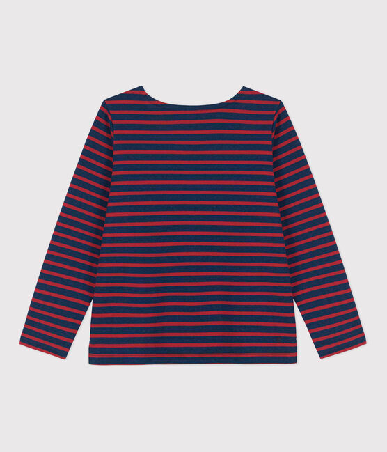 Women's Breton Cotton Top LITTORAL CHINE /STOP