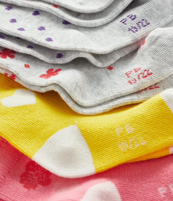 Set of 5 pairs of socks for baby girls variante 2