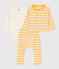 Babies' Cotton Breton Three-Piece AVALANCHE yellow/DAISY white
