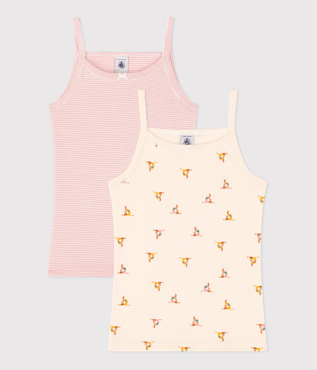Children's Cotton Vests - 2-Pack multicolor