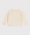Babies' Wool/Recycled Nylon Knit Cardigan AVALANCHE Ecru