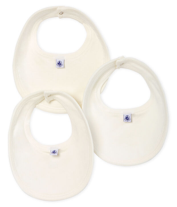 Baby Girls' Rib Knit Bibs - 3-Piece Set multicolor