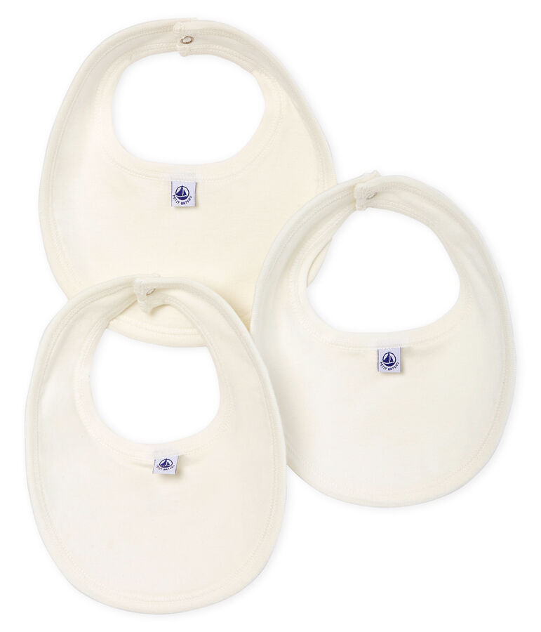 Baby Girls' Rib Knit Bibs - 3-Piece Set multicolor