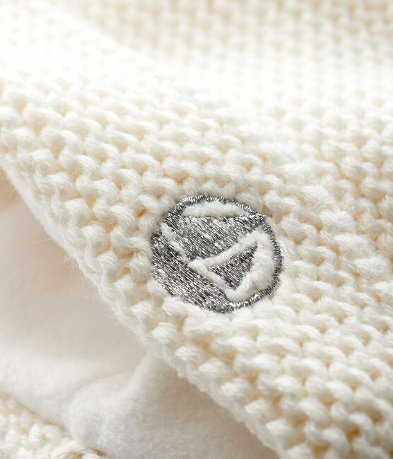 Baby's unisex woolly hat MARSHMALLOW white