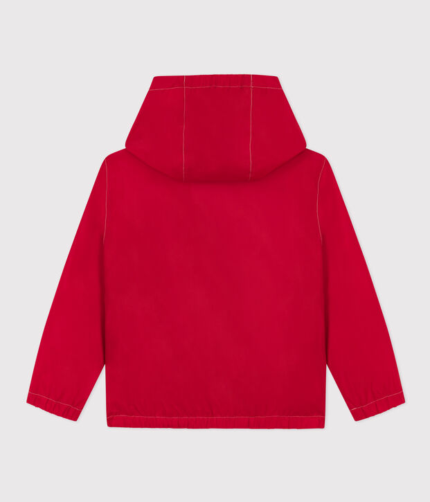 Children's Unisex Recycled Fabric Windbreaker red