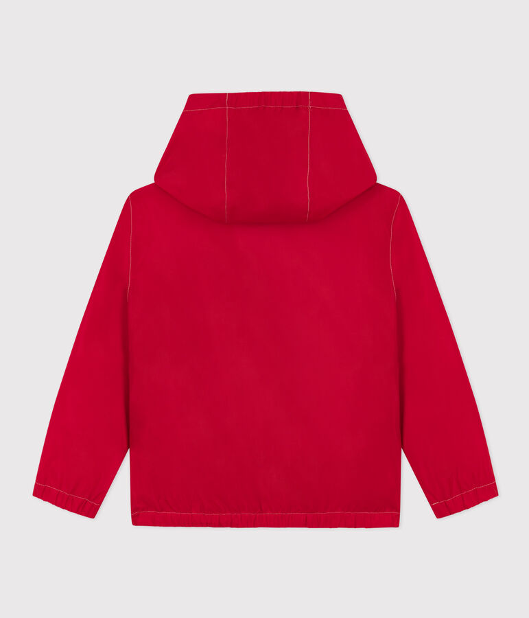 Children's Unisex Recycled Fabric Windbreaker red