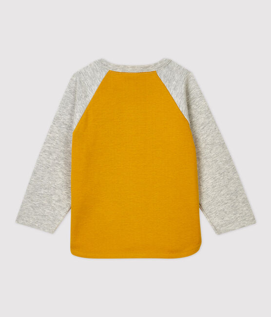 Babies' Cotton T-Shirt BOUDOR yellow/BELUGA