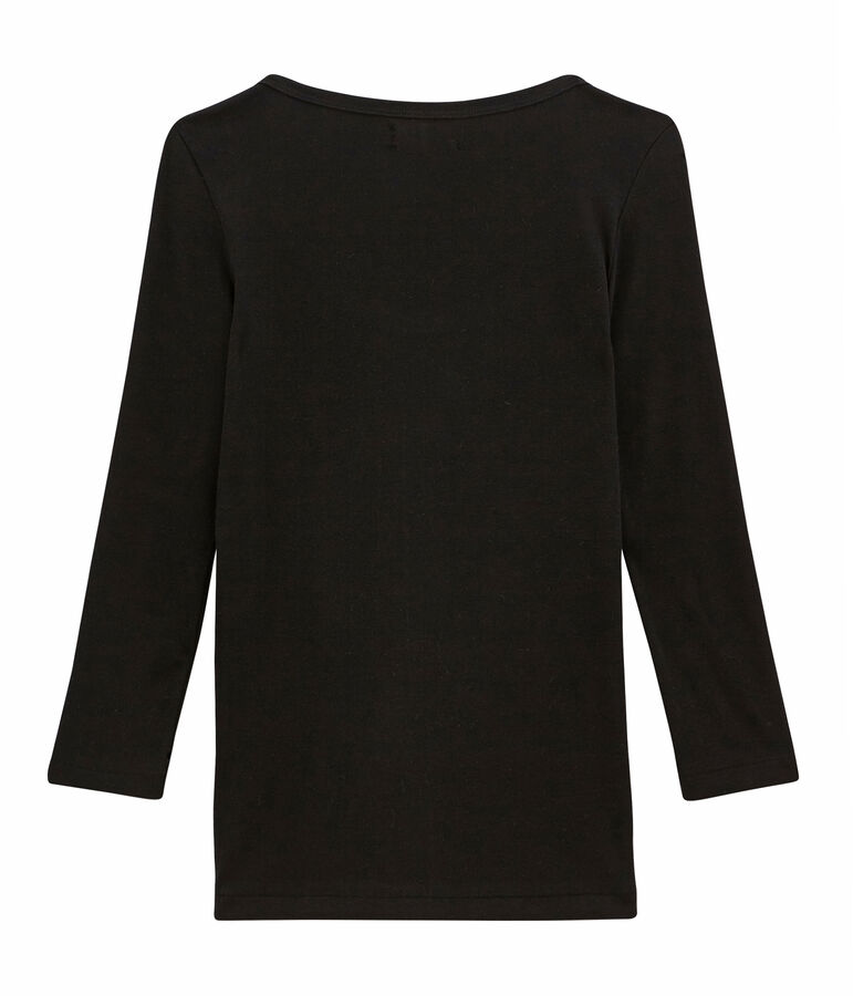 Women's 3/4 sleeved t-shirt black