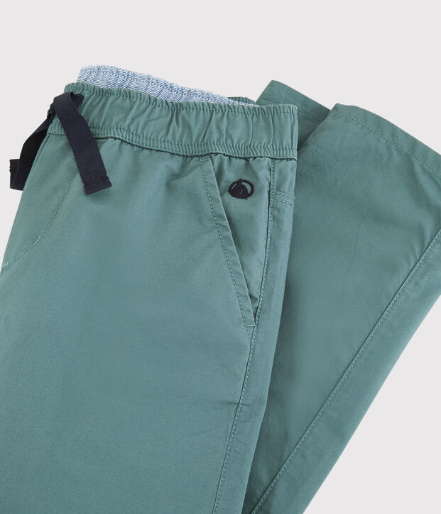 Boys' Regular Cotton Serge Trousers green