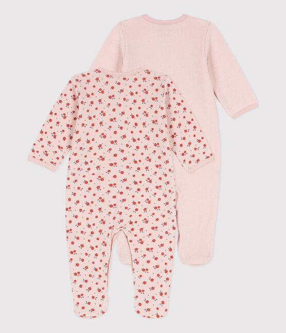 Babies' Floral Cotton Sleepsuits - 2-Pack variante 1