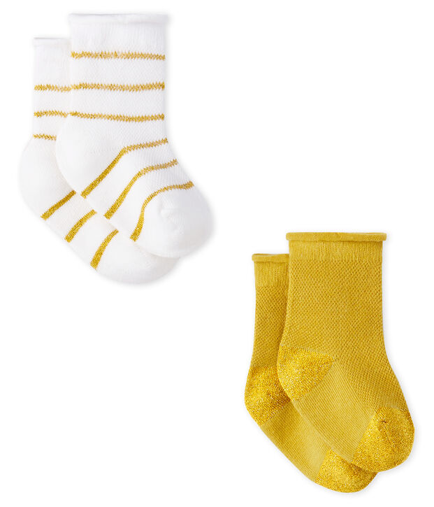 Baby Girls' Light Socks - 2-Piece Set multicolor