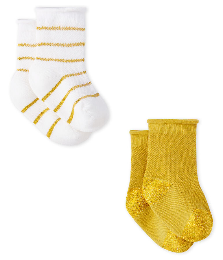 Baby Girls' Light Socks - 2-Piece Set multicolor