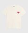 The Straight short-sleeved cotton T-shirt for women MILK Ecru