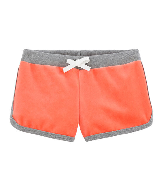 Girl child shorts ORIENT orange