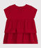Babies' short-sleeved dress AURORA red