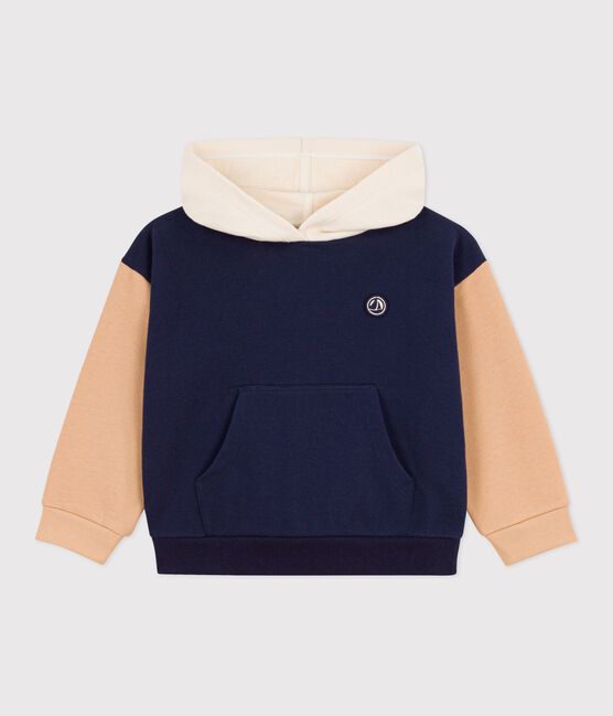 Boys' hooded sweatshirt SMOKING blue/MULTICO white