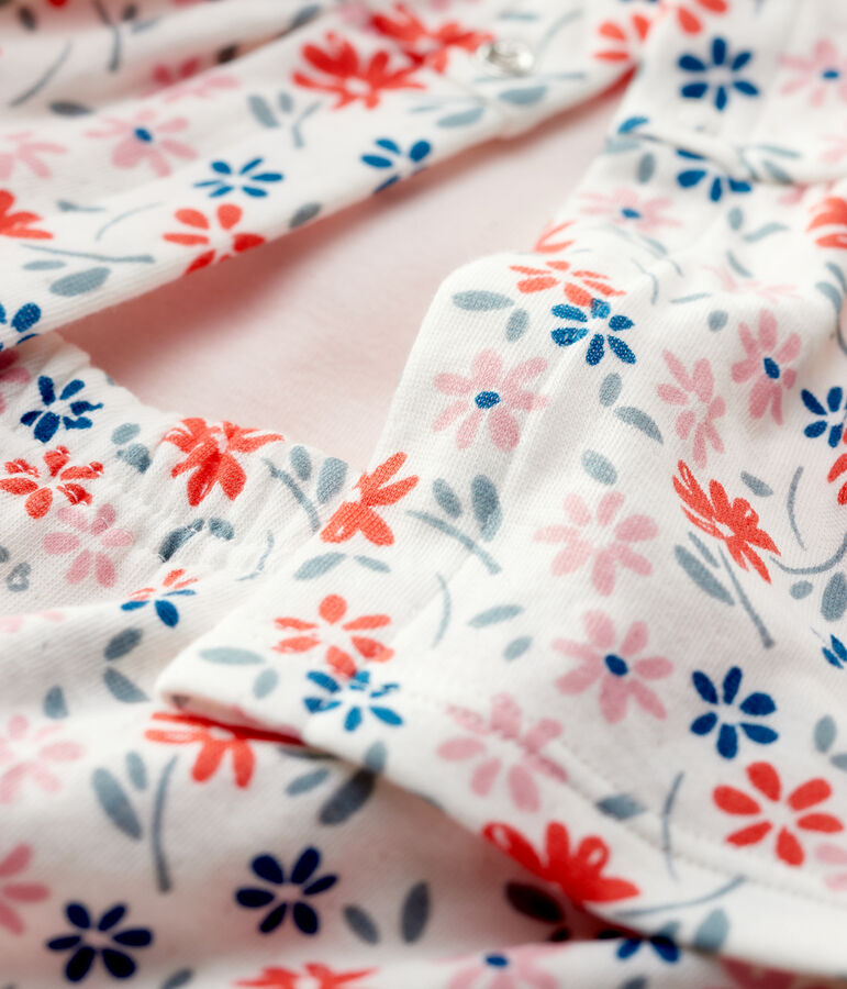 Baby Girls' Floral Organic Cotton Clothing - 3-Pack white/multicolor