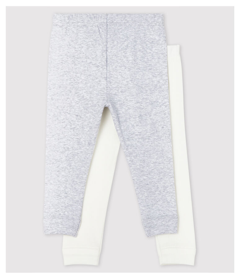 Baby Girls' Cotton Leggings - 2-Pack multicolor