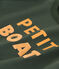 Printed fleece sweatshirt for girls/boys AVORIAZ green