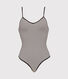Women's 1-Piece Stripy Swimsuit