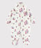 Baby's unisex snowsuit MARSHMALLOW white/ROSE pink/MULTICO