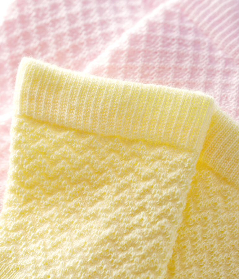 Babies' Unisex Textured Socks - 2-Pack multicolor